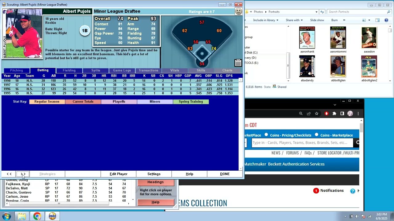 Adding Baseball Cards to Baseball Mogul - Part One