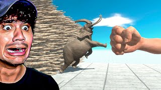Soco Épico Quem Consegue Sobreviver? Animal Revolt Battle Simulator