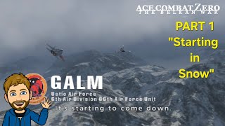 Starting in Snow ACE COMBAT ZERO THE BELKAN WAR PS5 Playthrough Part 1