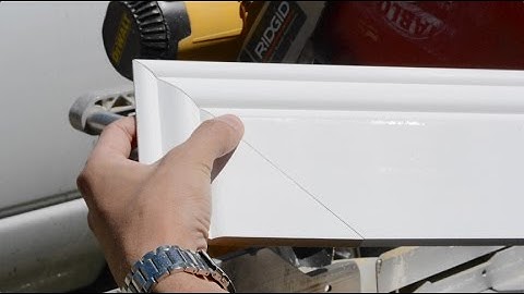 How to Cut Baseboard Returns - End Baseboard