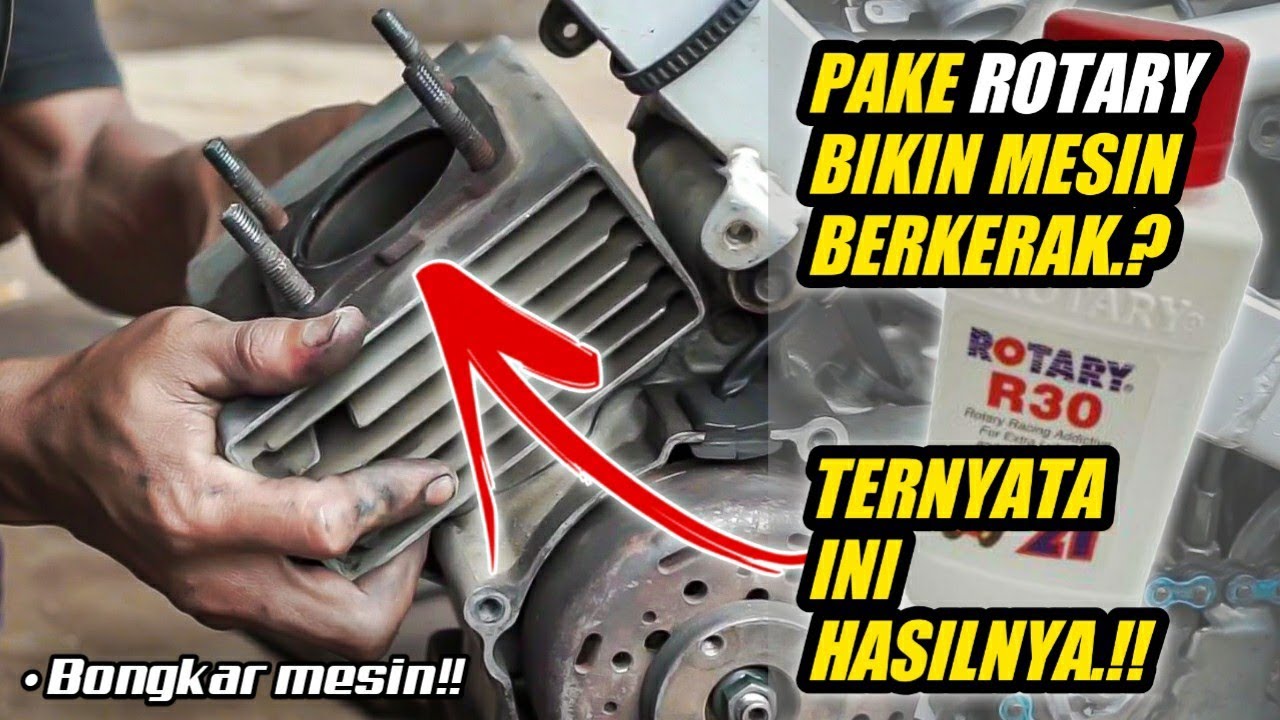 CEK KERAK MESIN SETELAH PEMAKAIAN ROTARY r30 2 BOTOL - SEPERTI INI ...
