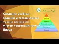 Создание учебных заданий и тестов разного уровня сложности с учетом таксономии целей Блума