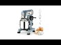Review Commercial Food Mixer 20QT 3 Speed Dough Mixer for Bakeries Schools