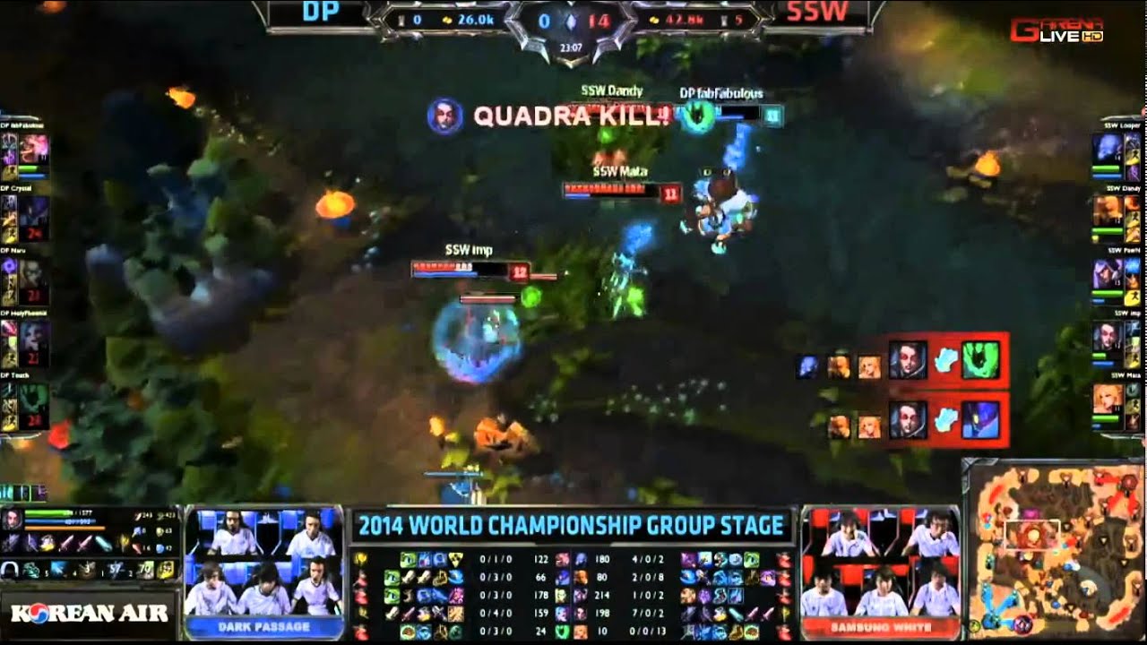 S4 World Group Day2 - DP VS SSW IMP Pentakill