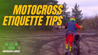 TOP 6 Dirt Bike Riding Etiquette Tips - Motocross Unwritten Rules | Team Motocross Advice