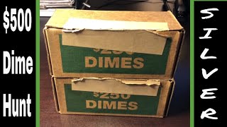 Hunting $500 in Dimes for Silver