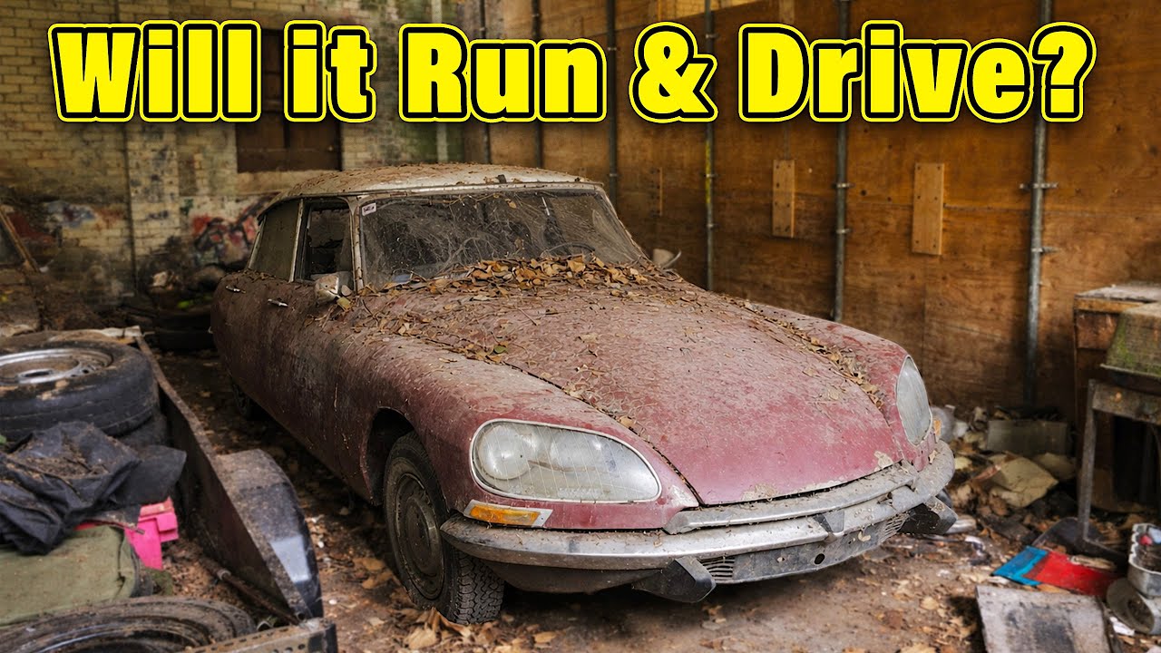 French Icon Abandoned Over 20 Years! 1970s Citroen DS.