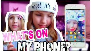 💞|WHAT&#39;S ON MY PHONE ? | ЧТО В МОЕМ ТЕЛЕФОНЕ | 2017 |💞