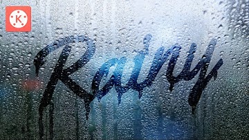 How to make Rainy text effect in Kinemaster | Kinemaster Tutorial