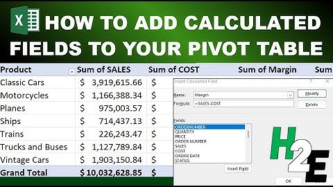 How to Add Calculated Fields to Your Pivot Table