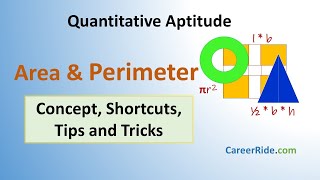 Area & Perimeter - Shortcuts & Tricks for Placement Tests, Job Interviews & Exams | Mensuration