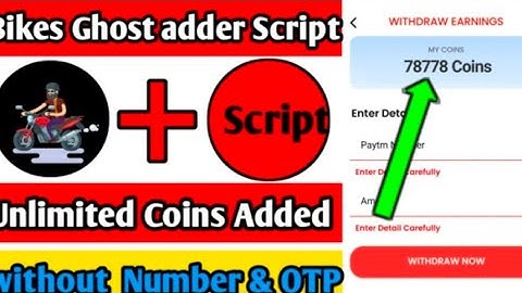 Bikes Ghost Adder Script _ Bikes Ghost Unlimited Coin adder script _ Bikes Ghost app