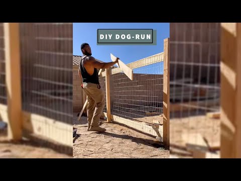 DIY Dog-run! | Backyard Reno Part 2. |