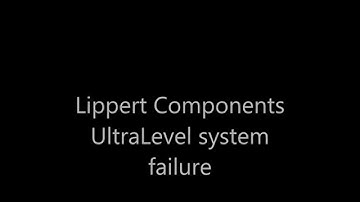 Lippert Leveling system failure