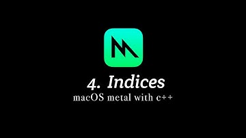 macOS Metal with C++ 4: Indices