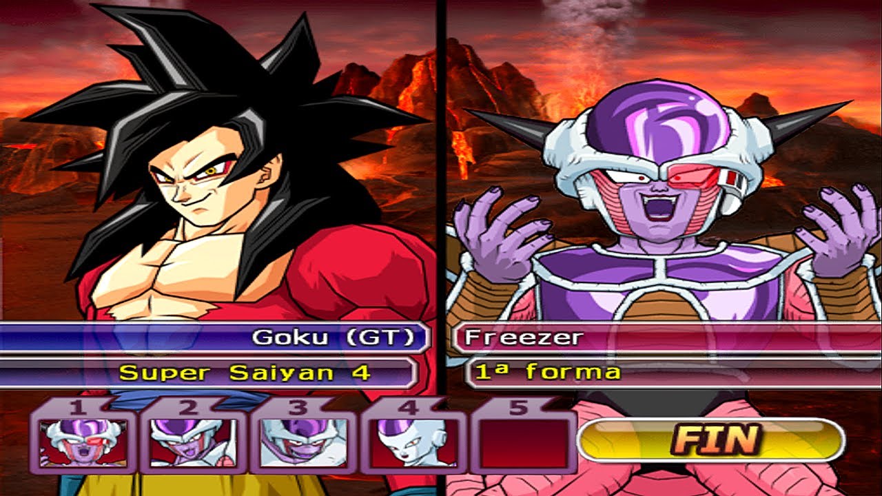Goku SSJ4 vs Freezer (Formas) | DBZ: Budokai Tenkaichi 3