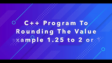 c++ program to rounding the value