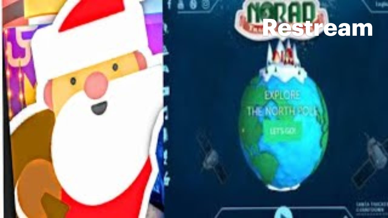 Google/NORAD Santa Tracker Steam YouTube