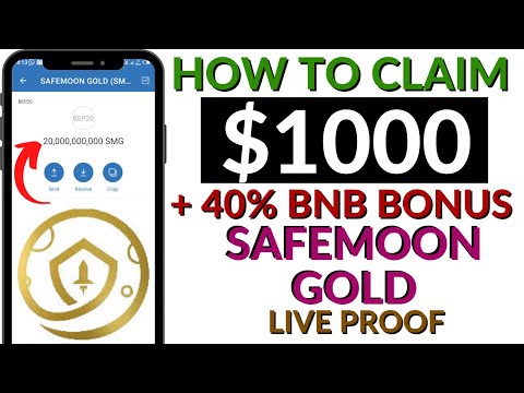 HOW TO CLAIM 20000000000 SAFEMOON GOLD TOKEN IN TRUST WALLET