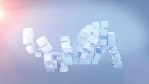 3D Abstract Cubes Logo Reveal | After Effects template