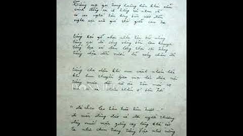 Bài thơ Tiếng Việt của Lưu Quang Vũ