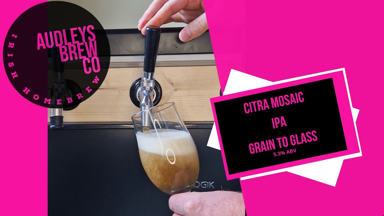 An AMAZING Citra Mosaic IPA Grain to glass video.