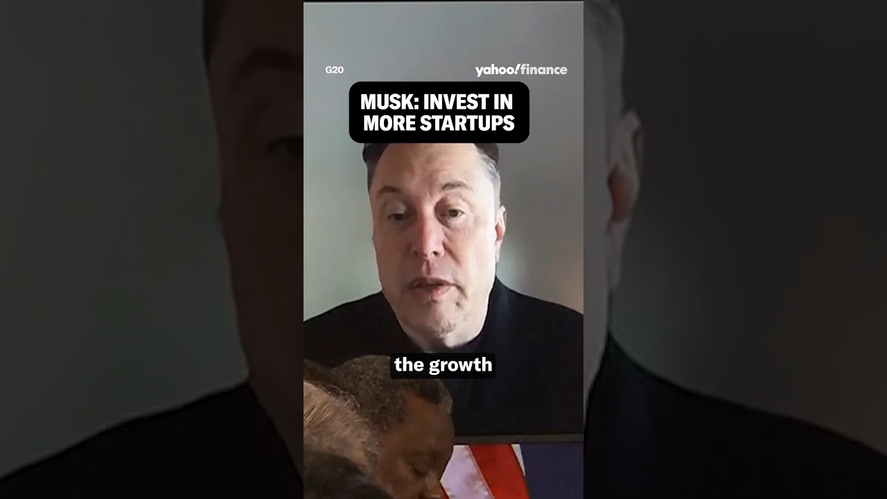 Elon Musk says invest in more startups. Here's why.