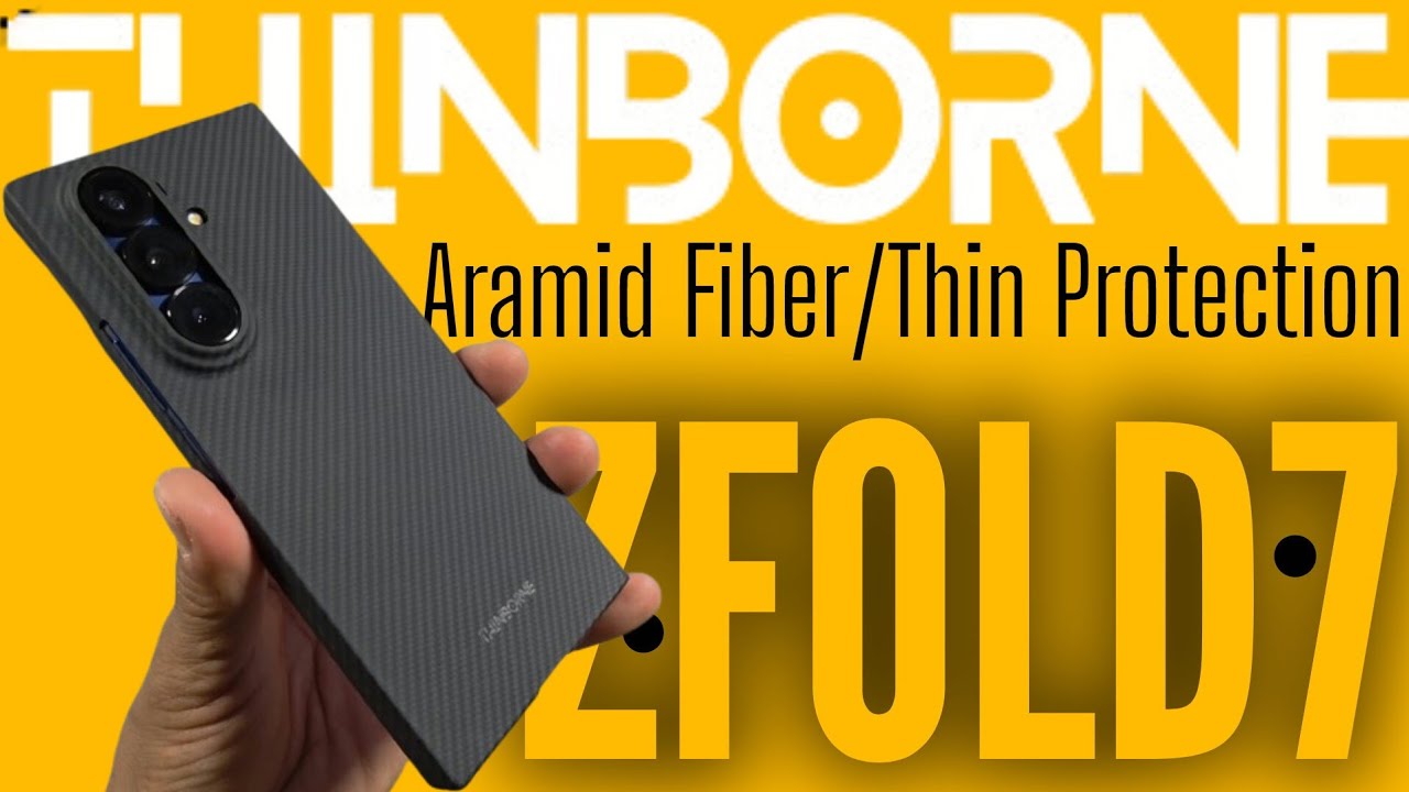 Thinborne Aramid Fiber Magnetic Case for Samsung Galaxy Z Fold 7 | Barely There Protection