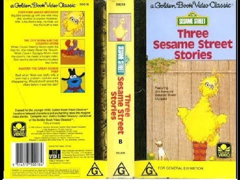 A Golden Book Video Classic Three Sesame Street Stories