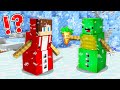 How mikey and jj became snowman in minecraft  best of maizen  compilation