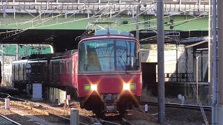 名鉄6524F+6009F 5482Fレ準急中部国際空港 金山駅到着