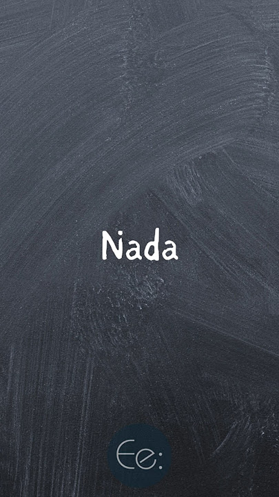 Nada 🧾 What Does it Mean? by English explained #nada #phrases #expressions #meaning #explained
