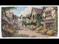 Medieval Village Market | Peaceful Acoustic Guitar &amp; Harp Music