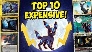 Top 10 EXPENSIVE Umbreon Pokemon Cards! (2024)