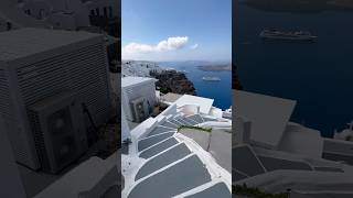 Stunning Santorini View 🇬🇷💙 #shorts