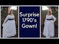 A Surprise Project! || Making the 1790's American Duchess Simplicity Pattern