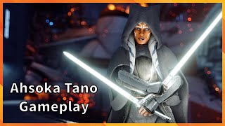 Ahsoka Tano Gameplay Star Wars Battlefront 2