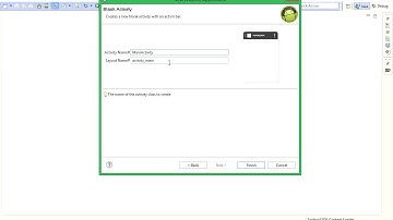 How to start a new Android application project into eclipse