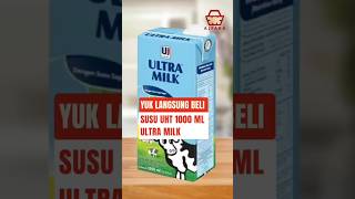 Susu UHT Full Cream Ultra Milk 1000 ml #yukbelajar #ultramilk #susuuht #ajfara