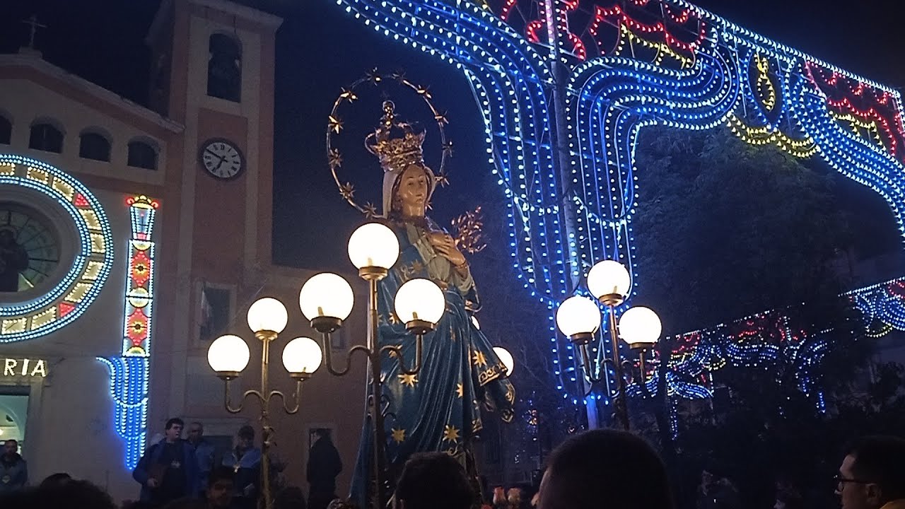 PROCESSIONE APERURA CAPPELLA DELL'IMMACOLATA DI PORTA PALERMO TERMINI IMERESE 27/11/2025