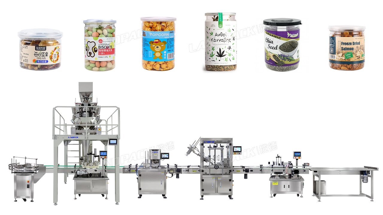 Automatic Cannabis Packaging Weighing And Filling Machine Peanuts French Fries Filling machine