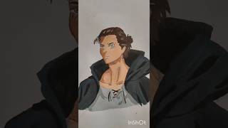 drawing earen Yeager😱 #attackontitanedit #remix #colouring#funk