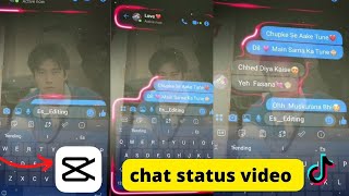 Trending Chat Status Lyrics Video editing | viral trend | New Trend Chat video in Capcut | 😍😍 screenshot 5