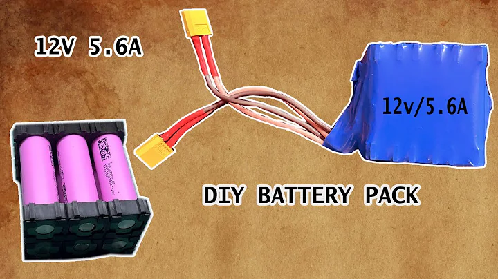 12V 5.6 Ampere Lithium Ion 18625  Rechargeable Battery Pack | DIY | bms