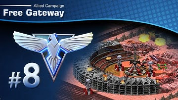 Red Alert 2: Allied Mission 8 - Free Gateway [Long-play & Tips]