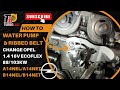 Opel 1.4 16V turbo EcoFLEX 88kw/103kw water pump and ribbed belt repacement Meriva/Corsa/Astra