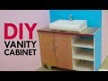 DIY Vanity Cabinet Making for Table Top Wash Basin | Woodworking with Plywood