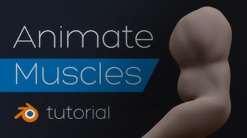 How to animate muscles | Blender tutorial