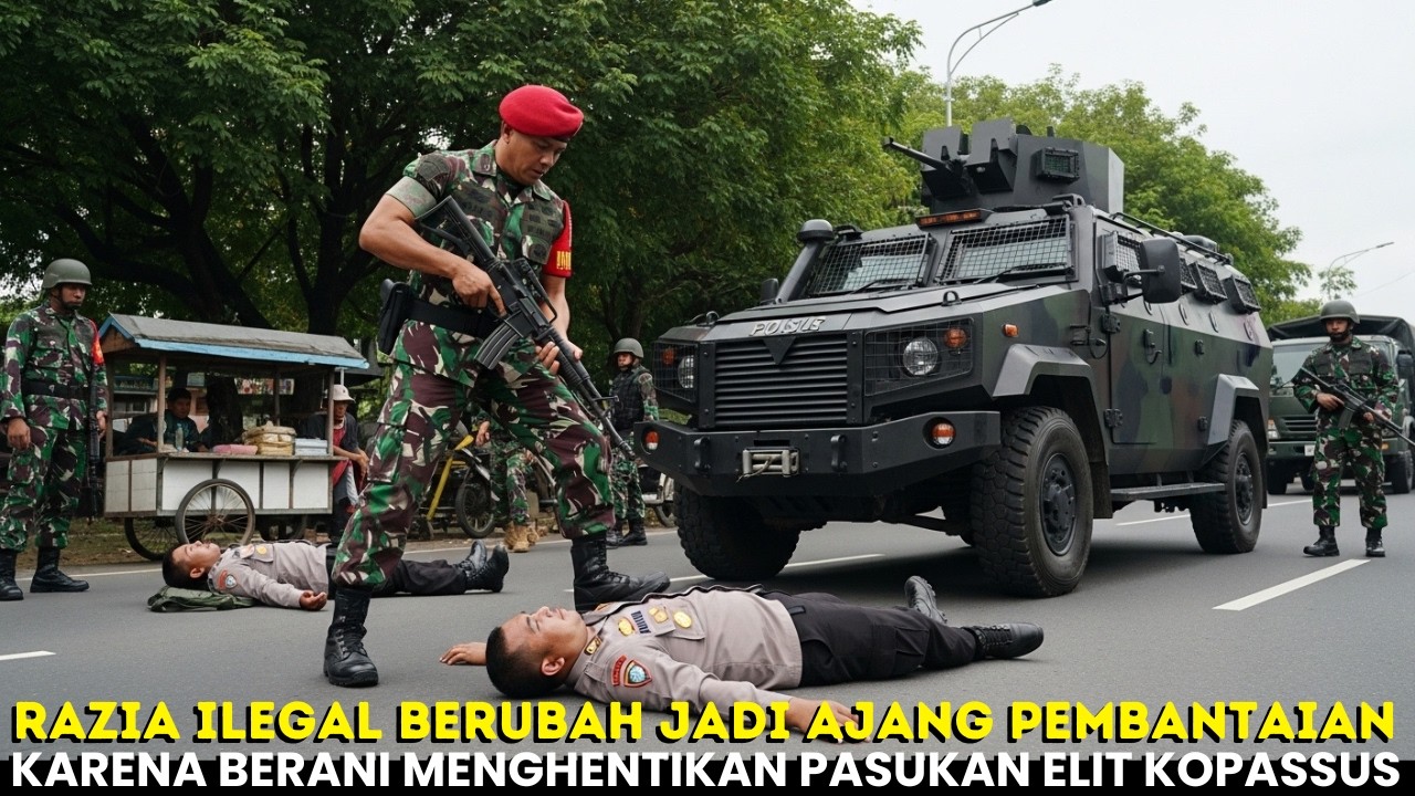 VIRAL‼️RAZIA ILEGAL BERUBAH JADI AJANG PEMBANTAIAN KARENA MENGHENTIKAN PASUKAN ELIT KOPASSUS‼️