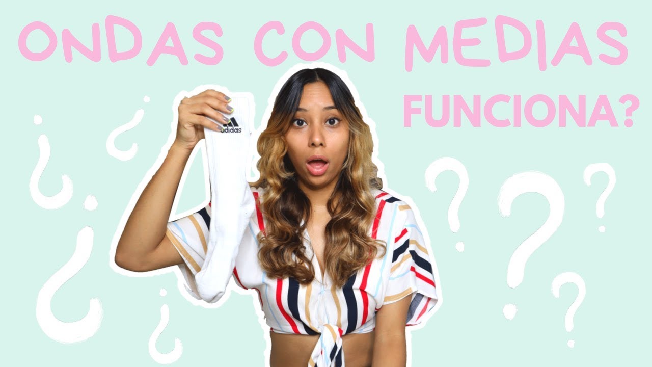 Ondas con Medias? | Heatless Curls - YouTube